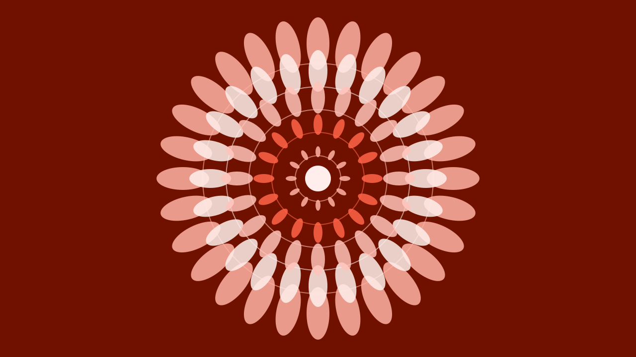 Tomato mandala background — free HD tomato color wallpaper 1920x1080