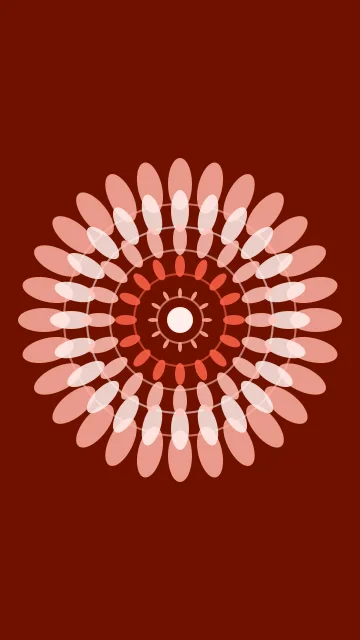 Tomato mandala phone wallpaper — free HD tomato mobile wallpaper 1080x1920