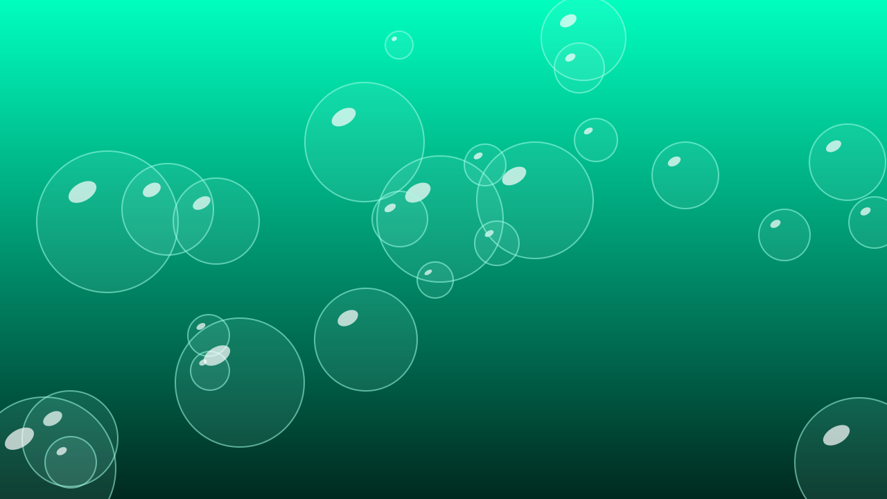 Tropical Mint bubbles background — free HD tropical mint color wallpaper 1920x1080