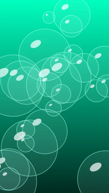 Tropical Mint bubbles phone wallpaper — free HD tropical mint mobile wallpaper 1080x1920