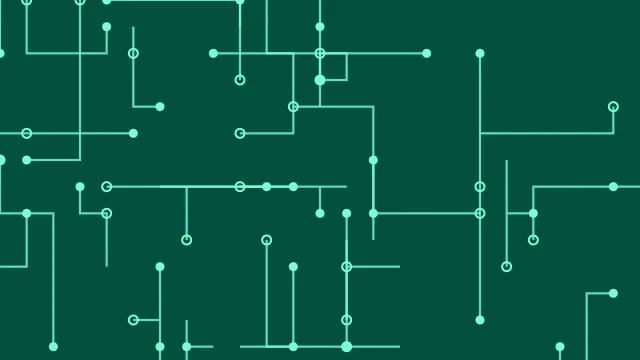 Tropical Mint circuit board background — free HD tropical mint color wallpaper 1920x1080