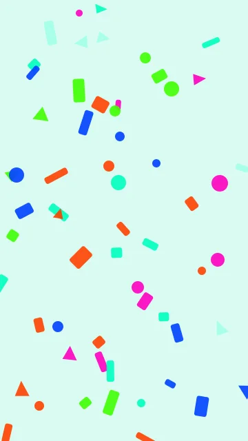 Tropical Mint confetti phone wallpaper — free HD tropical mint mobile wallpaper 1080x1920