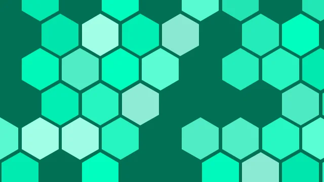 Tropical Mint hexagon background — free HD tropical mint color wallpaper 1920x1080
