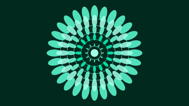 Tropical Mint mandala background — free HD tropical mint color wallpaper 1920x1080