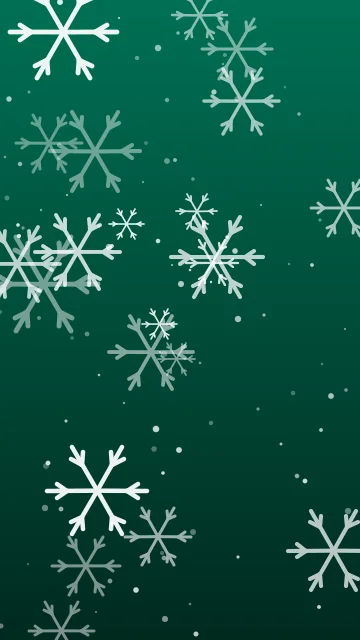 Tropical Mint snowflake phone wallpaper — free HD tropical mint mobile wallpaper 1080x1920
