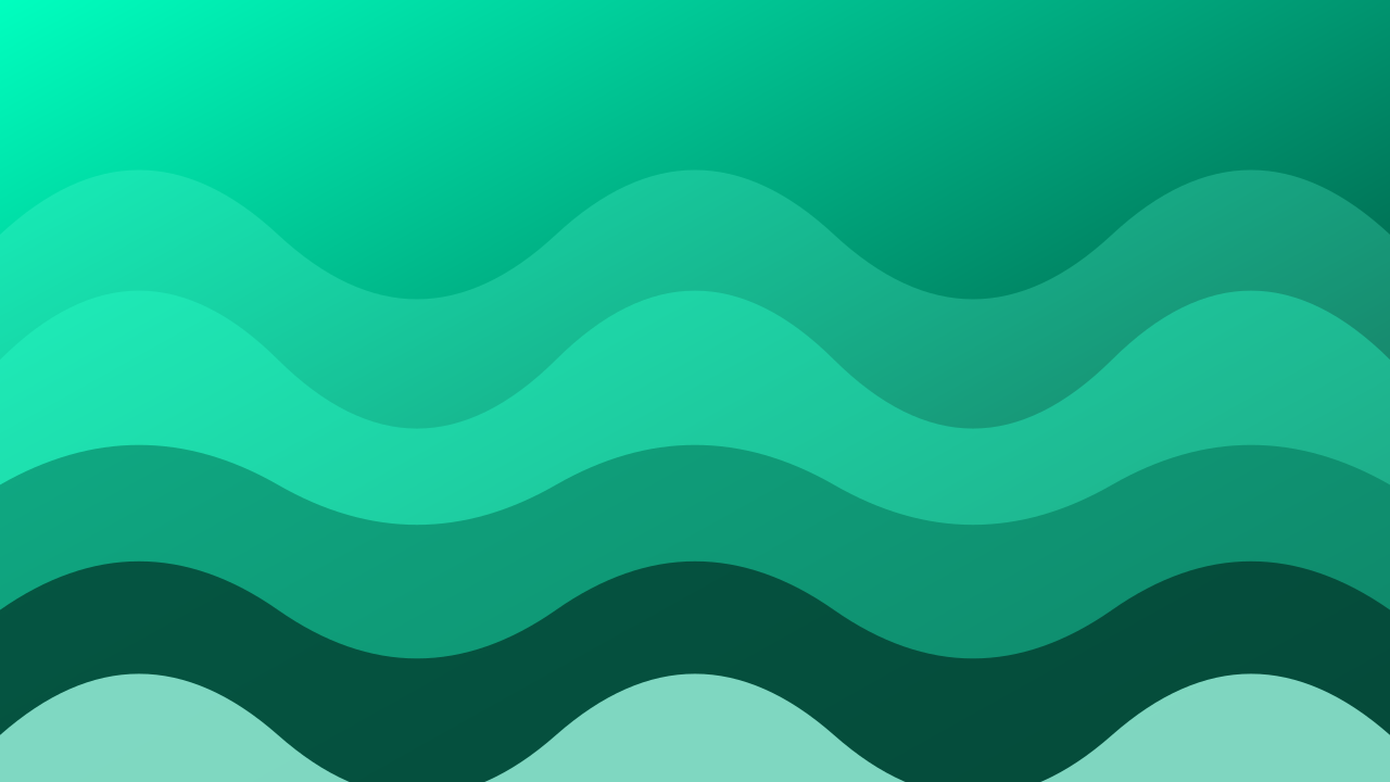Tropical Mint waves background — free HD tropical mint color wallpaper 1920x1080