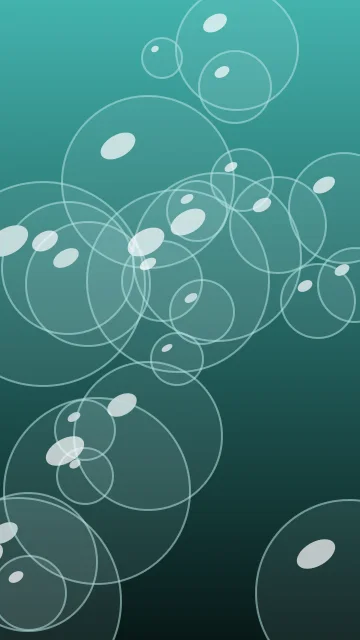 Tropical Teal bubbles phone wallpaper — free HD tropical teal mobile wallpaper 1080x1920