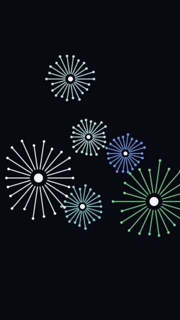 Tropical Teal fireworks phone wallpaper — free HD tropical teal mobile wallpaper 1080x1920