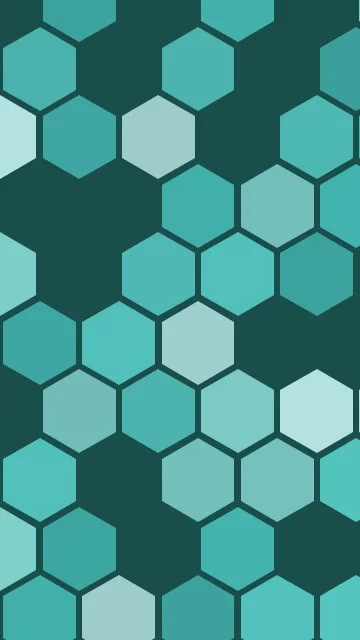 Tropical Teal hexagon phone wallpaper — free HD tropical teal mobile wallpaper 1080x1920