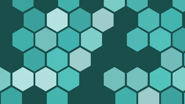 Tropical Teal hexagon desktop wallpaper — free 4K tropical teal wallpaper 3840x2160