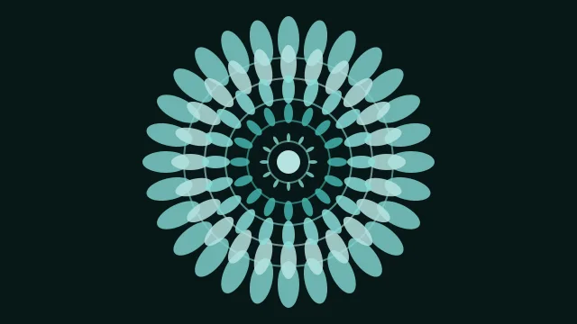 Tropical Teal mandala desktop wallpaper — free 4K tropical teal wallpaper 3840x2160