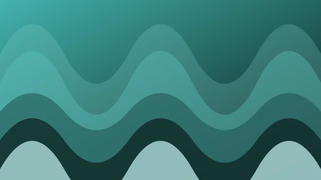 Tropical Teal waves background — free HD cool color background