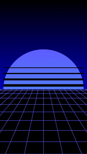 True Azure vaporwave phone wallpaper — free HD true azure mobile wallpaper 1080x1920