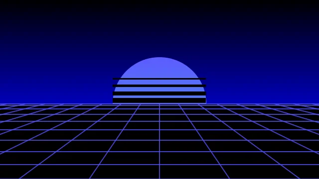 True Azure vaporwave background — free HD true azure color wallpaper 1920x1080