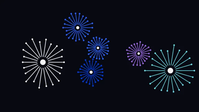 True Cobalt fireworks background — free HD true cobalt color wallpaper 1920x1080