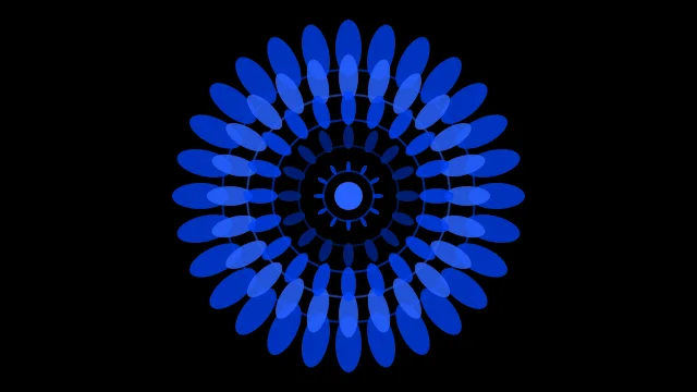 True Cobalt mandala background — free HD true cobalt color wallpaper 1920x1080