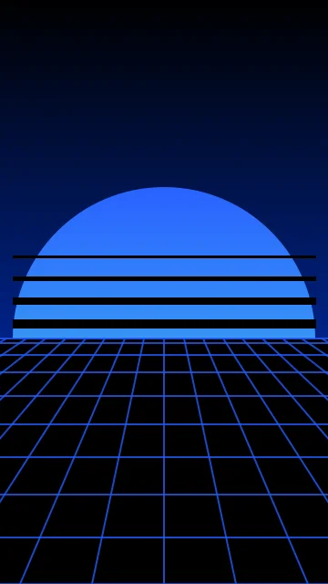 True Cobalt vaporwave phone wallpaper — free HD true cobalt mobile wallpaper 1080x1920
