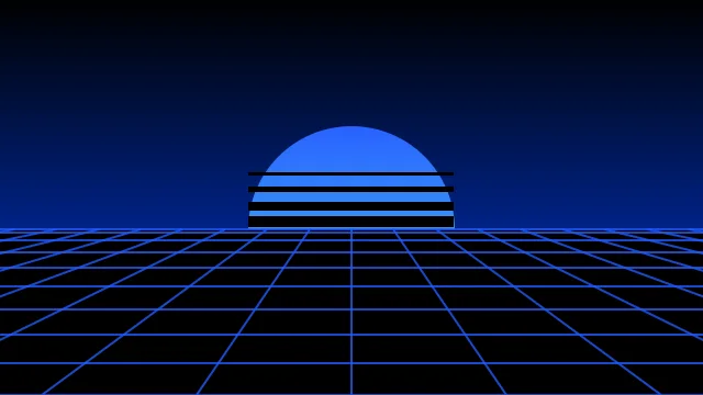 True Cobalt vaporwave background — free HD true cobalt color wallpaper 1920x1080