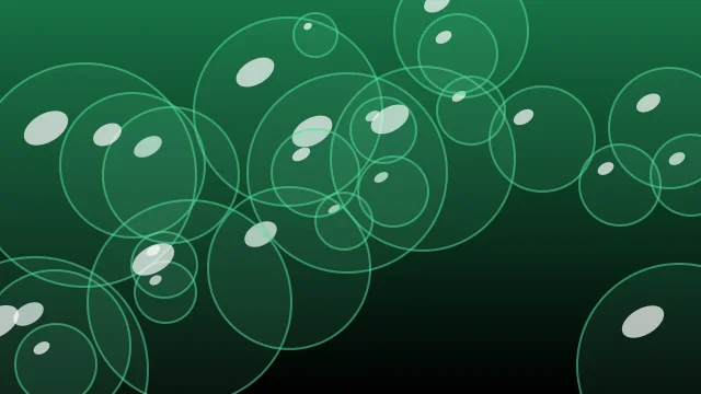 Turf Green bubbles background — free HD turf green color wallpaper 1920x1080