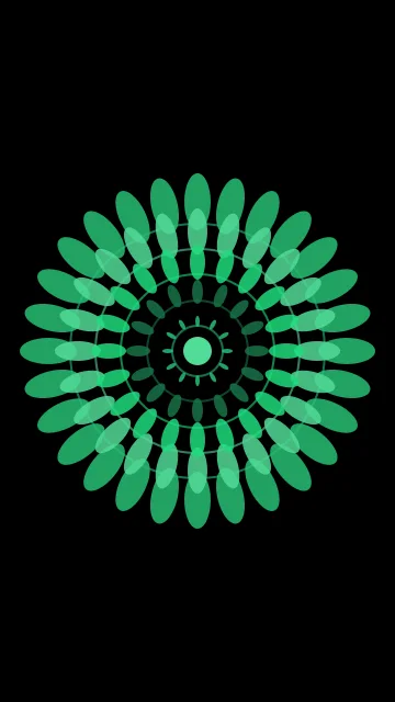 Turf Green mandala phone wallpaper — free HD turf green mobile wallpaper 1080x1920