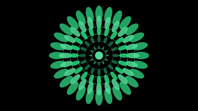 Turf Green mandala background — free HD turf green color wallpaper 1920x1080