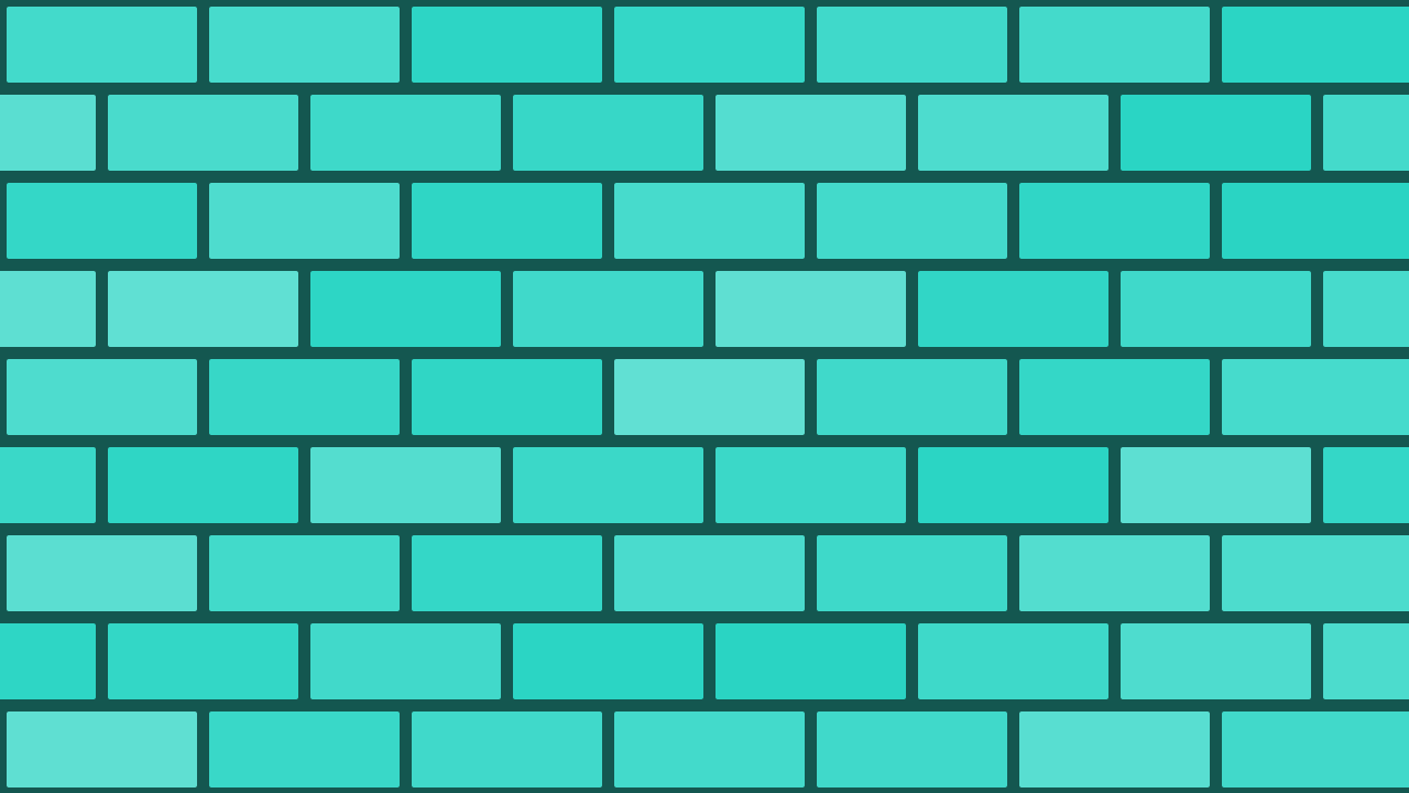 Turquoise brick background — free HD turquoise color wallpaper 1920x1080