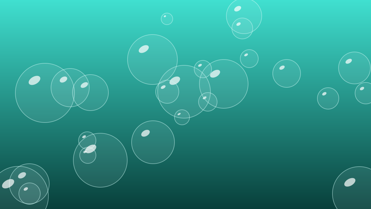 Turquoise bubbles background — free HD turquoise color wallpaper 1920x1080