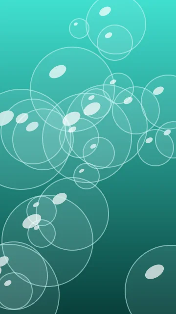 Turquoise bubbles phone wallpaper — free HD turquoise mobile wallpaper 1080x1920