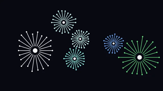 Turquoise fireworks background — free HD turquoise color wallpaper 1920x1080