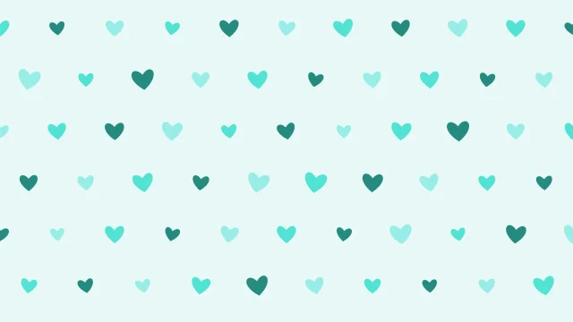 Turquoise hearts background — free HD turquoise color wallpaper 1920x1080