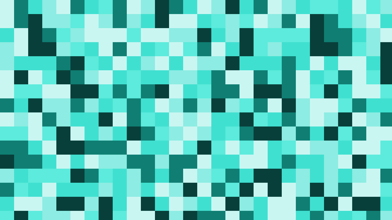 Turquoise pixel background — free HD turquoise color wallpaper 1920x1080