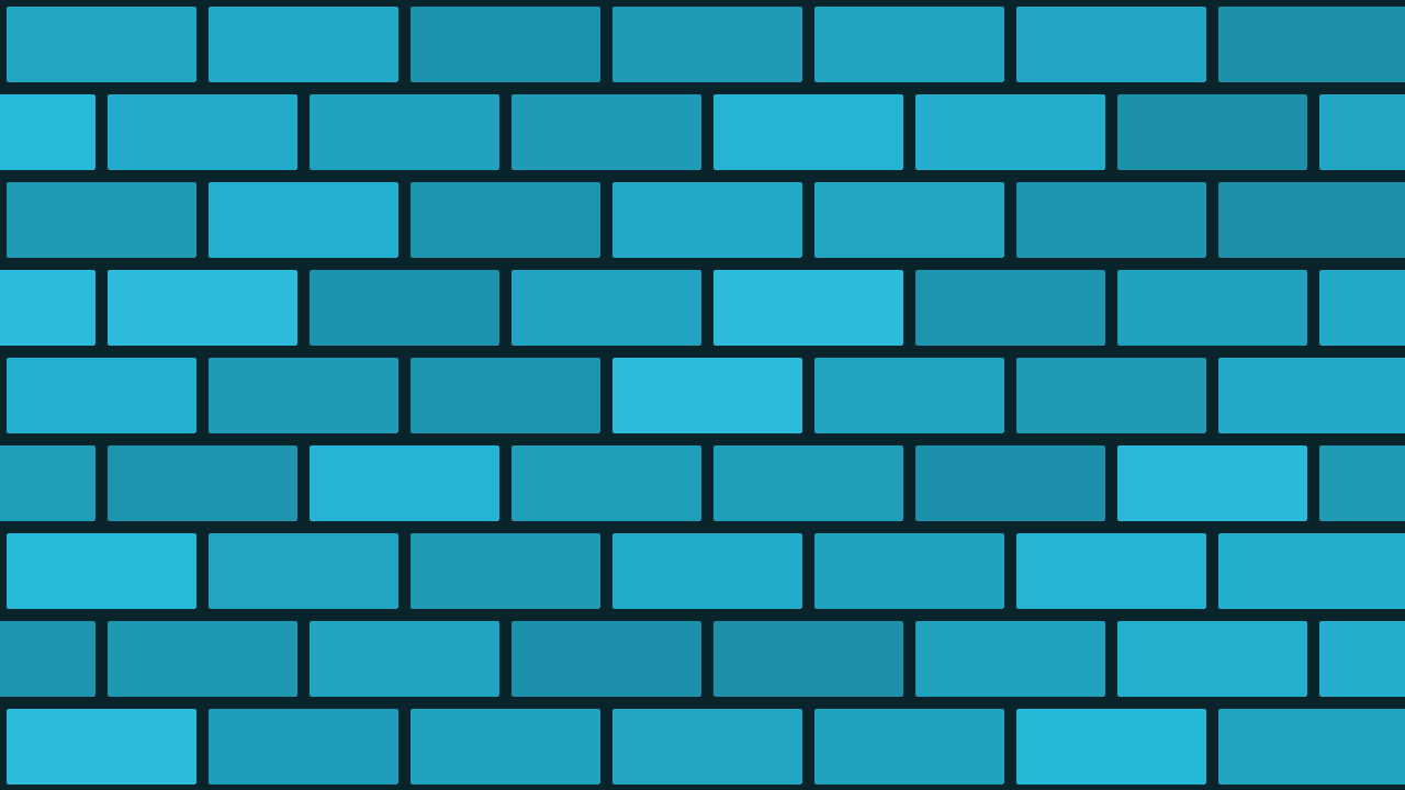 Turquoise Surf brick background — free HD turquoise surf color wallpaper 1920x1080
