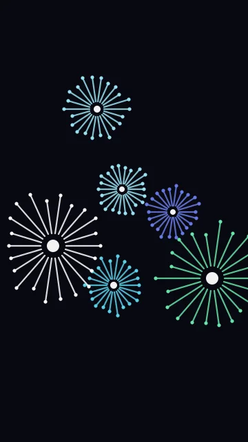 Turquoise Surf fireworks phone wallpaper — free HD turquoise surf mobile wallpaper 1080x1920