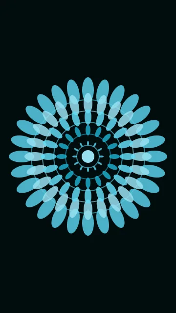 Turquoise Surf mandala phone wallpaper — free HD turquoise surf mobile wallpaper 1080x1920