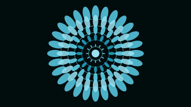 Turquoise Surf mandala background — free HD turquoise surf color wallpaper 1920x1080