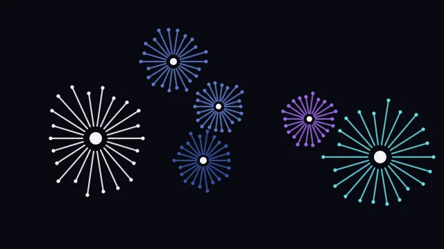 Twilight Indigo fireworks background — free HD twilight indigo color wallpaper 1920x1080