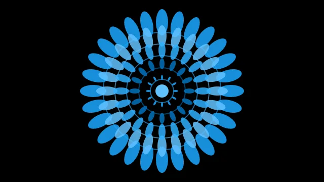 Twitter Blue mandala background — free HD twitter blue color wallpaper 1920x1080