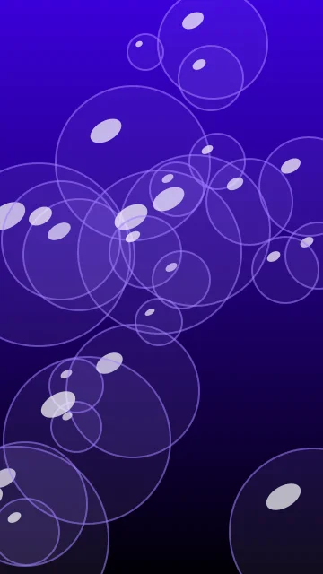 Ultrasonic Blue bubbles phone wallpaper — free HD ultrasonic blue mobile wallpaper 1080x1920