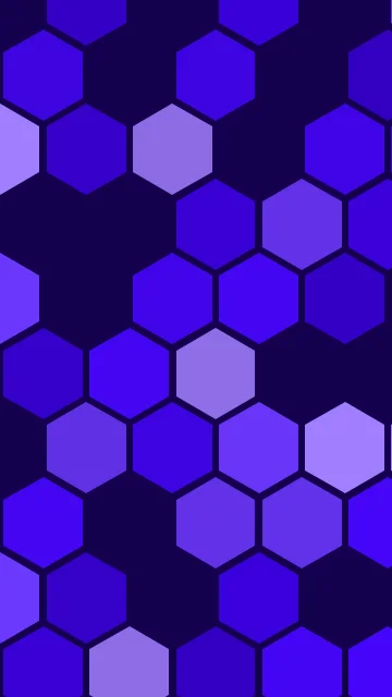 Ultrasonic Blue hexagon phone wallpaper — free HD ultrasonic blue mobile wallpaper 1080x1920