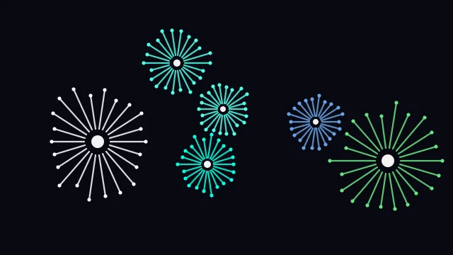 Verdigris fireworks background — free HD verdigris color wallpaper 1920x1080