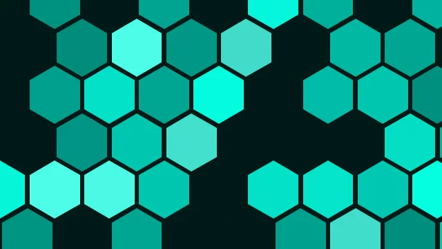 Verdigris hexagon background — free HD verdigris color wallpaper 1920x1080