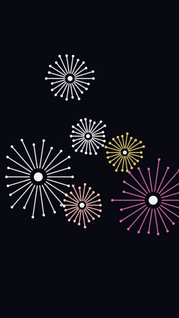 Vibrant Coral fireworks phone wallpaper — free HD vibrant coral mobile wallpaper 1080x1920