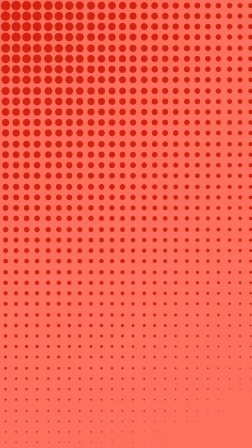 Vibrant Coral halftone phone wallpaper — free HD retro wallpaper