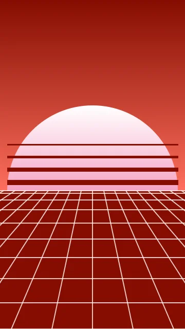 Vibrant Coral vaporwave phone wallpaper — free HD vibrant coral mobile wallpaper 1080x1920