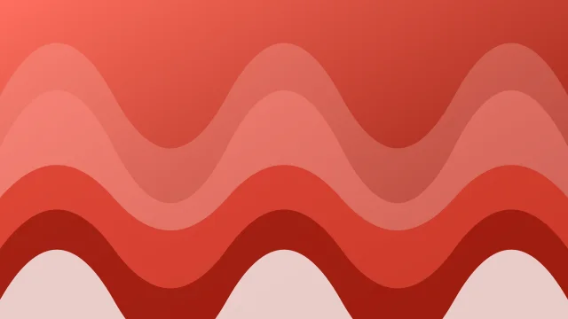 Vibrant Coral waves background — free HD banner background