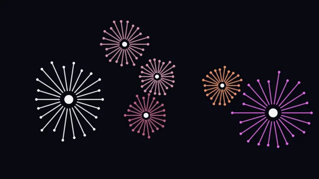 Vintage Berry fireworks desktop wallpaper — free 4K vintage berry wallpaper 3840x2160