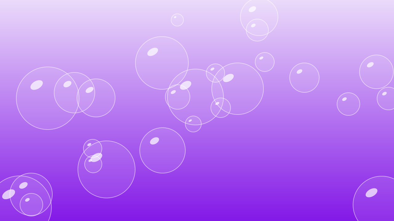 Violet 100 bubbles background — free HD violet 100 color wallpaper 1920x1080