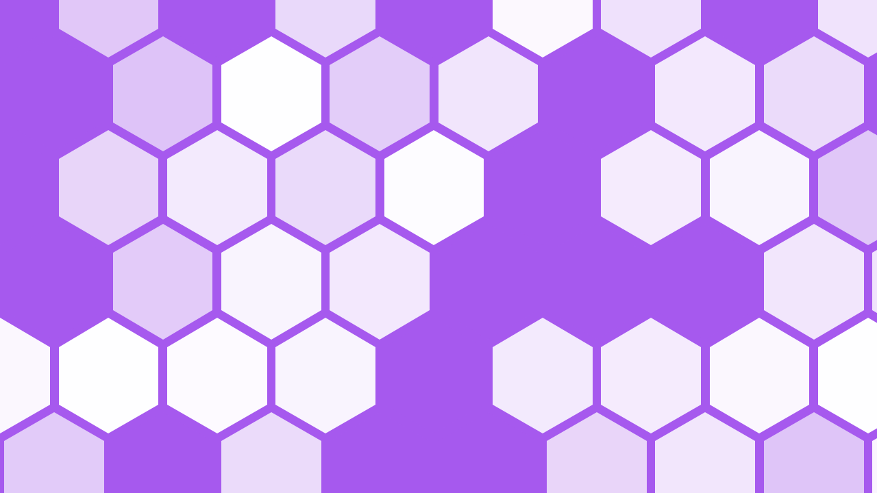 Violet 100 hexagon background — free HD violet 100 color wallpaper 1920x1080