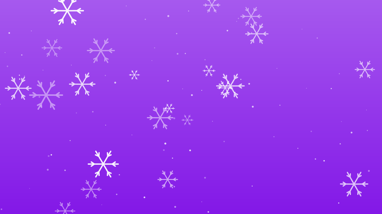 Violet 100 snowflake background — free HD violet 100 color wallpaper 1920x1080