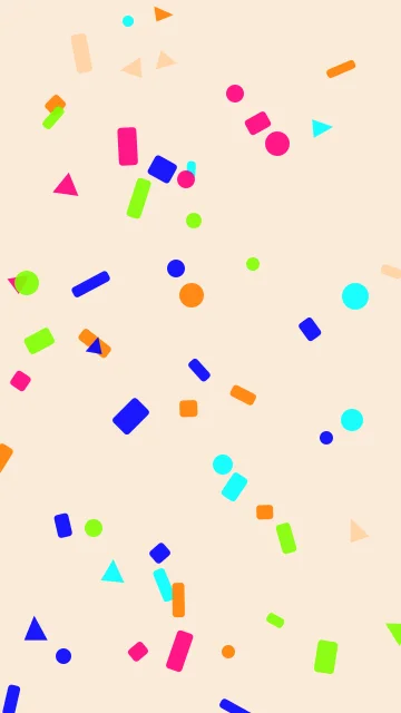 Vivid Tangerine confetti phone wallpaper — free HD vivid tangerine mobile wallpaper 1080x1920